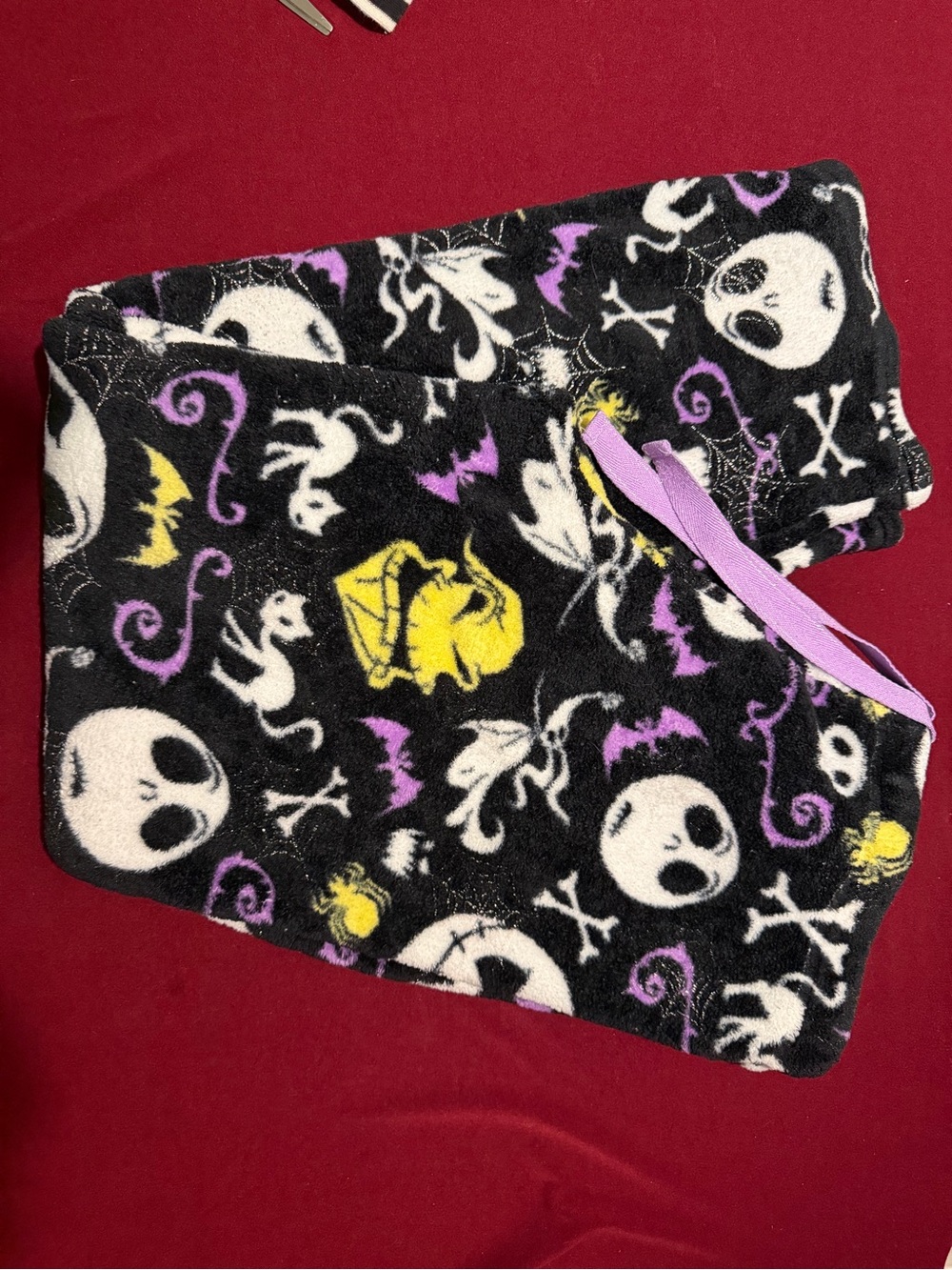 Disney nightmare before Christmas Jack Skellington Fleece Pajama Pants